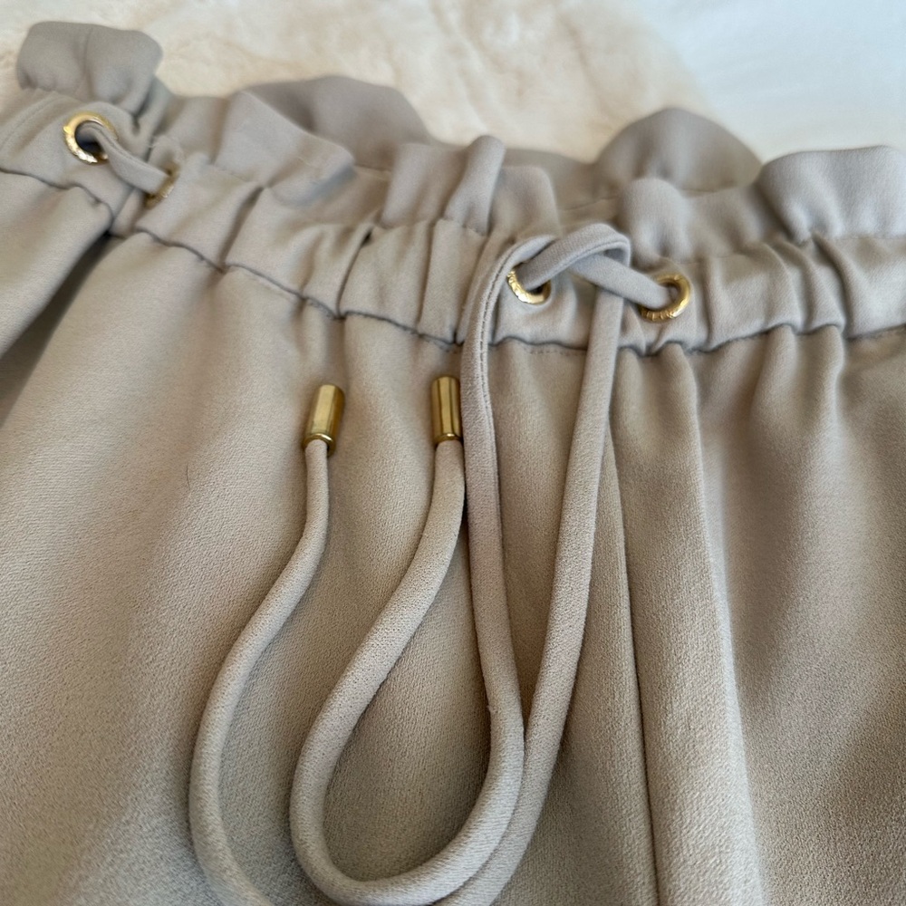 Tan Drawstring Work Pants - image 2